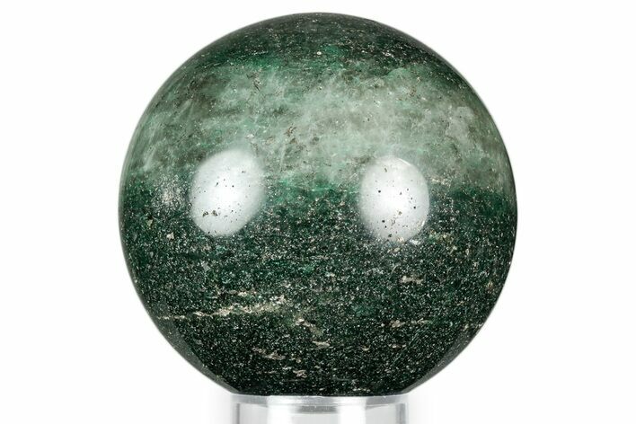 Polished Fuchsite Sphere - Madagascar #349702